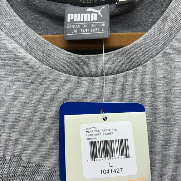 Puma Men's Gray T-Shirt - Picture 5 of 7